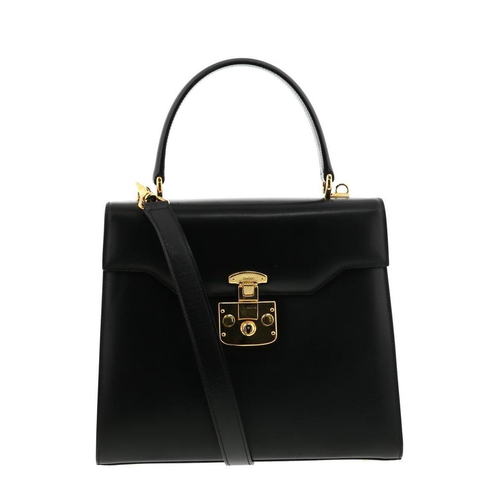 Gucci Lady Lock Two-Way Handbag Black
